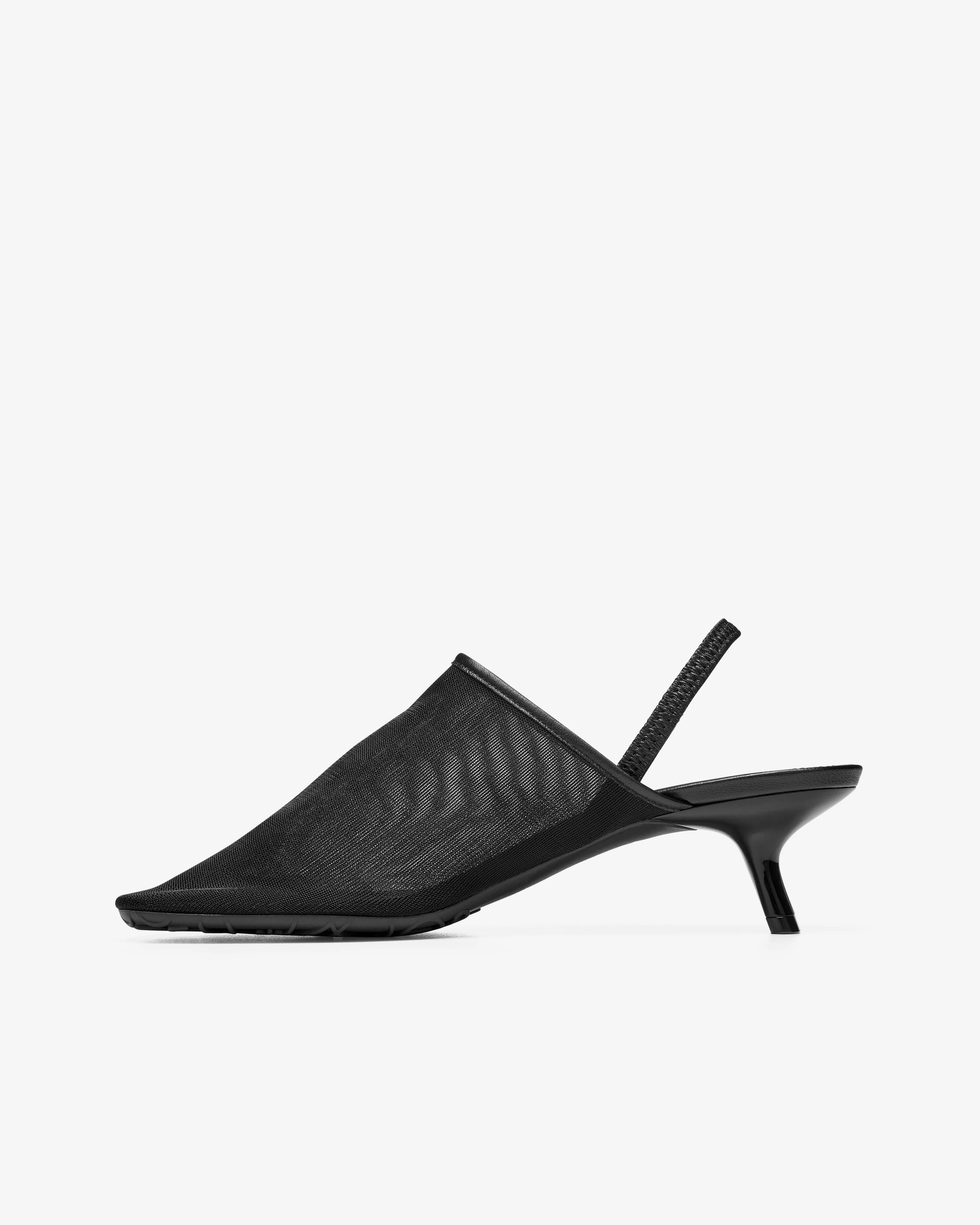 Loewe - Women's Petal Mesh Mule - (Black)