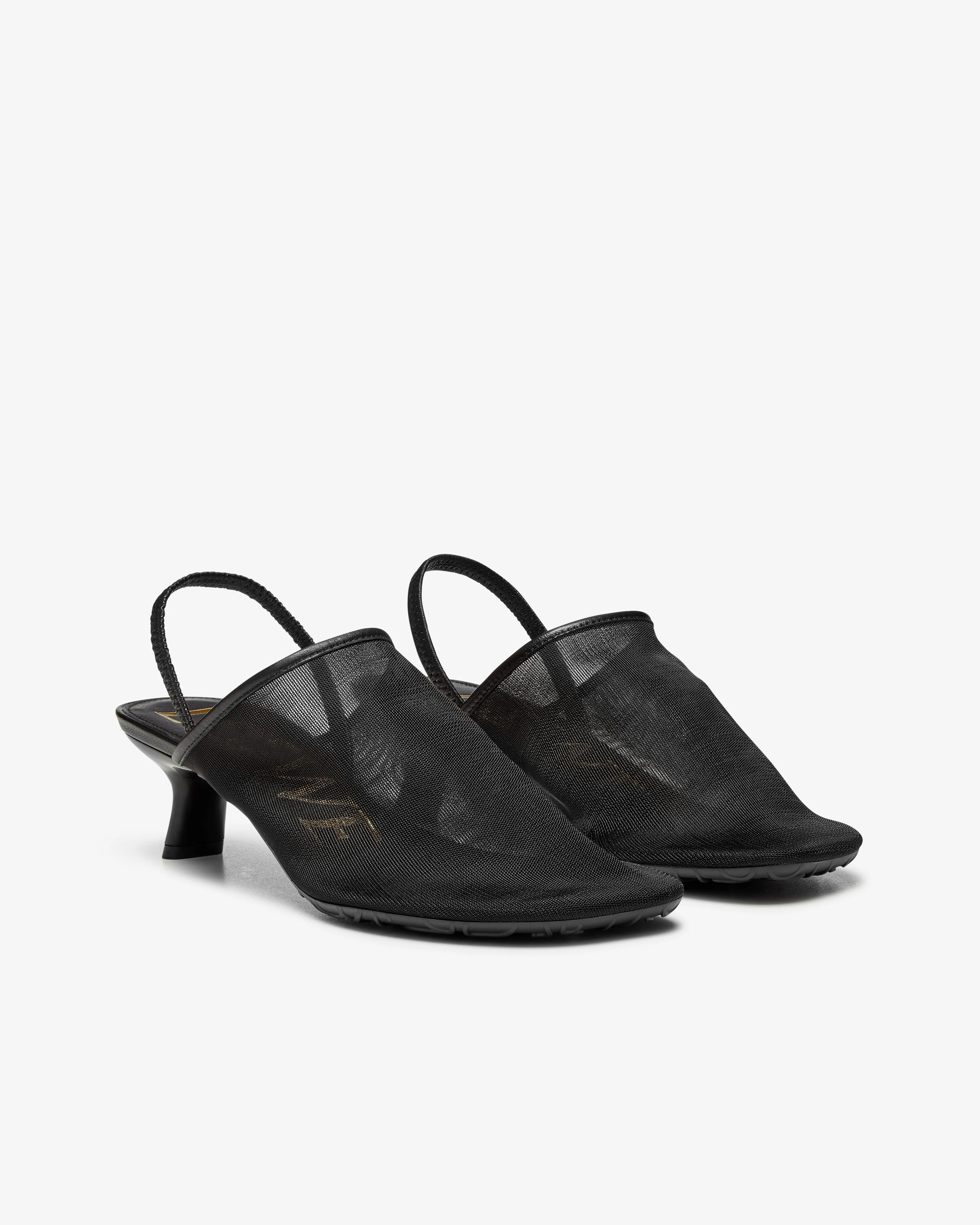 Loewe - Women's Petal Mesh Mule - (Black)