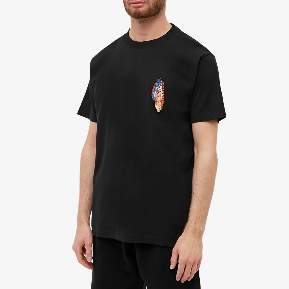 Marcelo Burlon Feathers T-Shirt Black