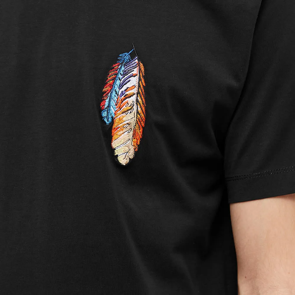 Marcelo Burlon Feathers T-Shirt Black