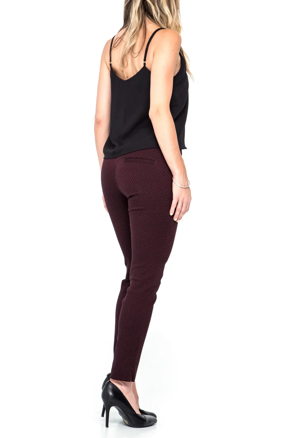 Margaret M Burgundy Pant