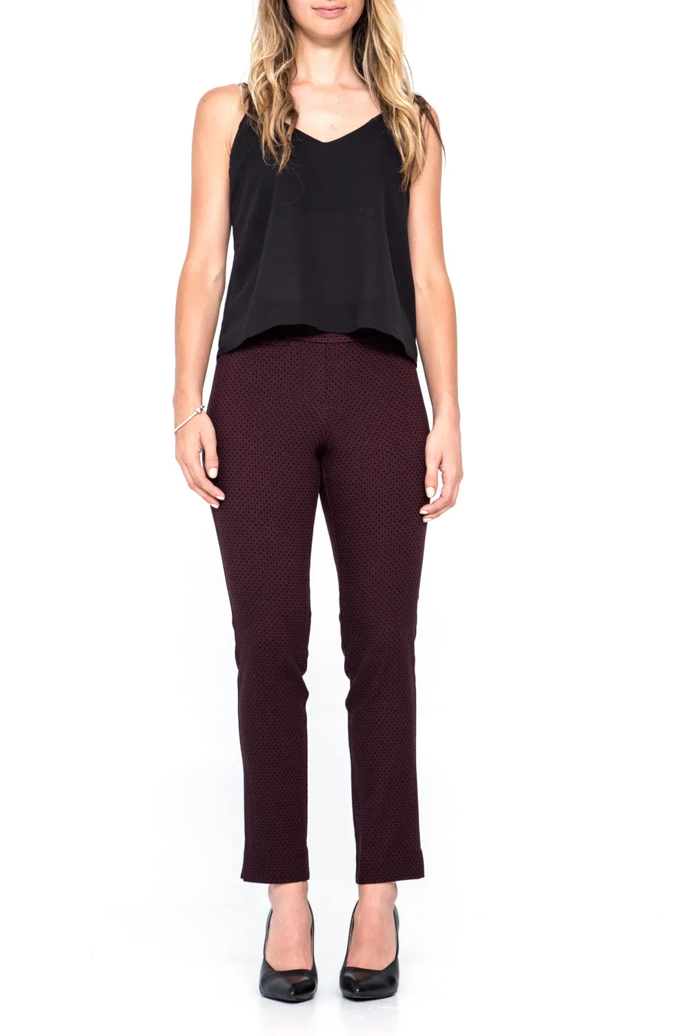 Margaret M Burgundy Pant