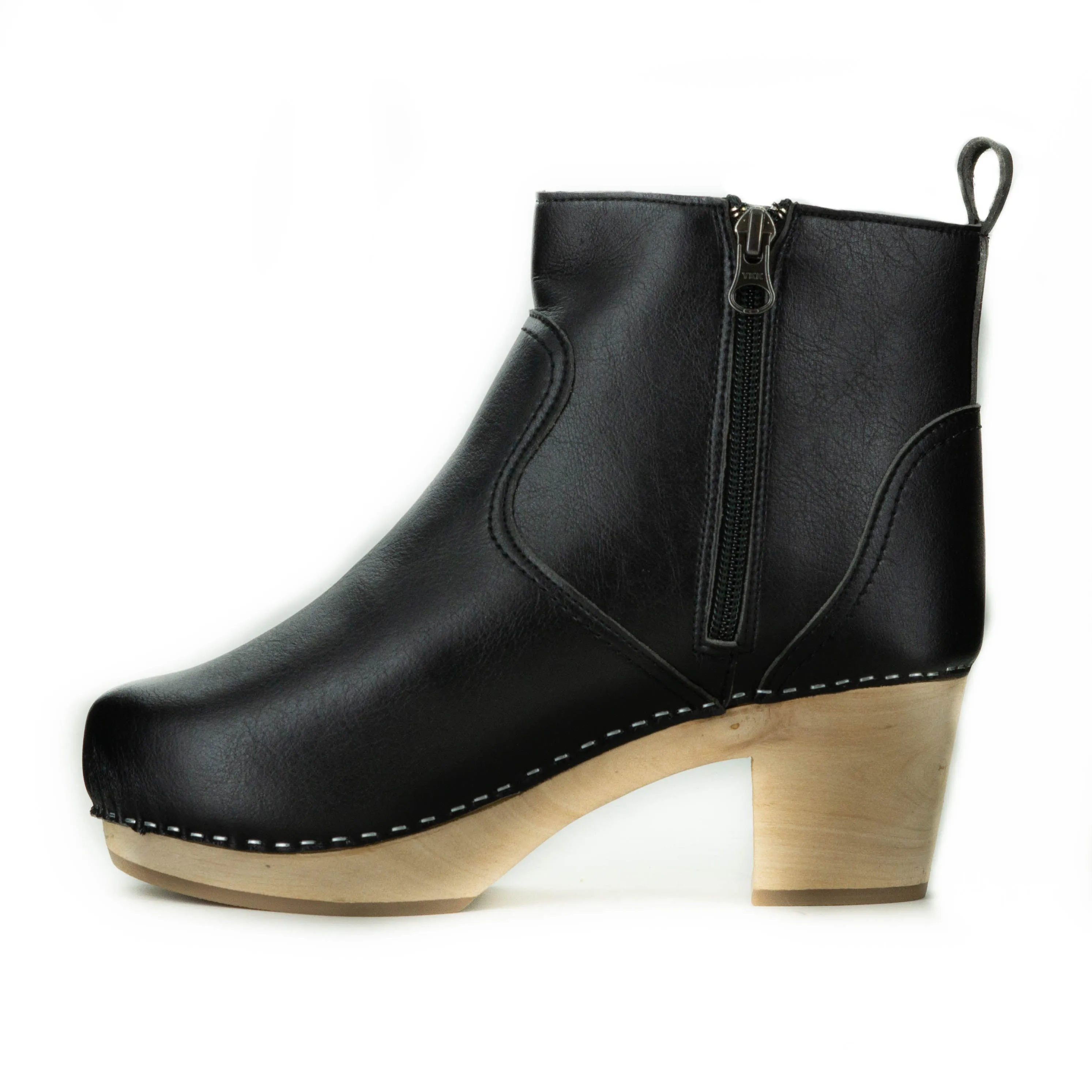 Marlowe Clog Boot in Black from Novacas