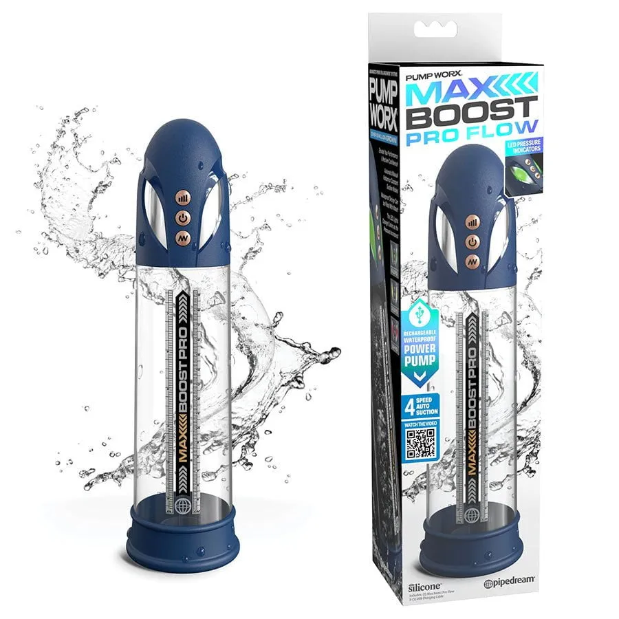 Max Boost Pro Flow Rechargeable Electric Hydro Penis Pump