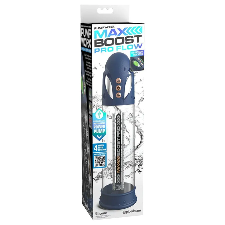 Max Boost Pro Flow Rechargeable Electric Hydro Penis Pump