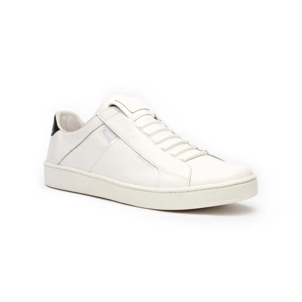 Men's Icon Urbanite White Black Leather Sneakers 02982-090