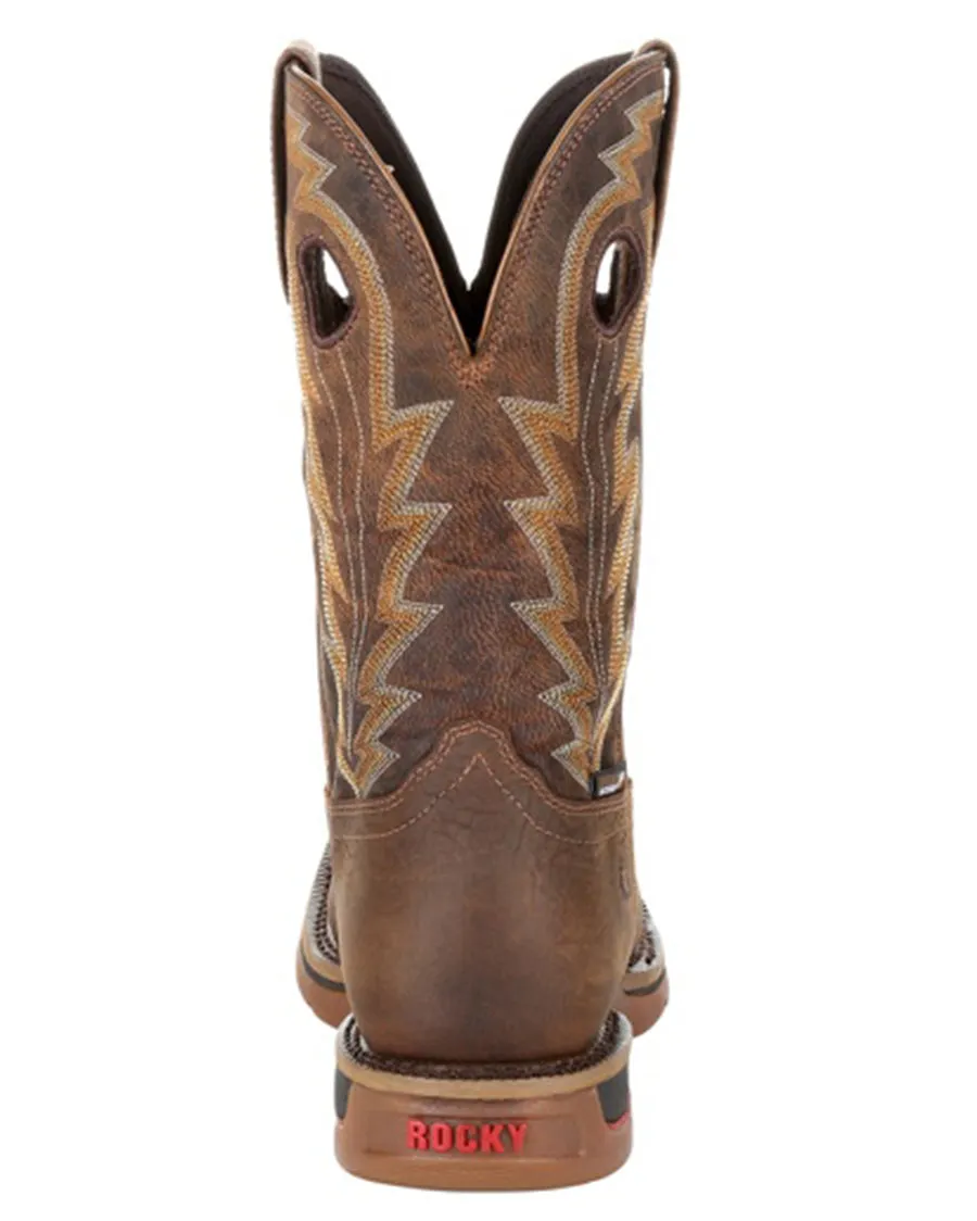 Men's Long Range 11" Waterproof Western Boots