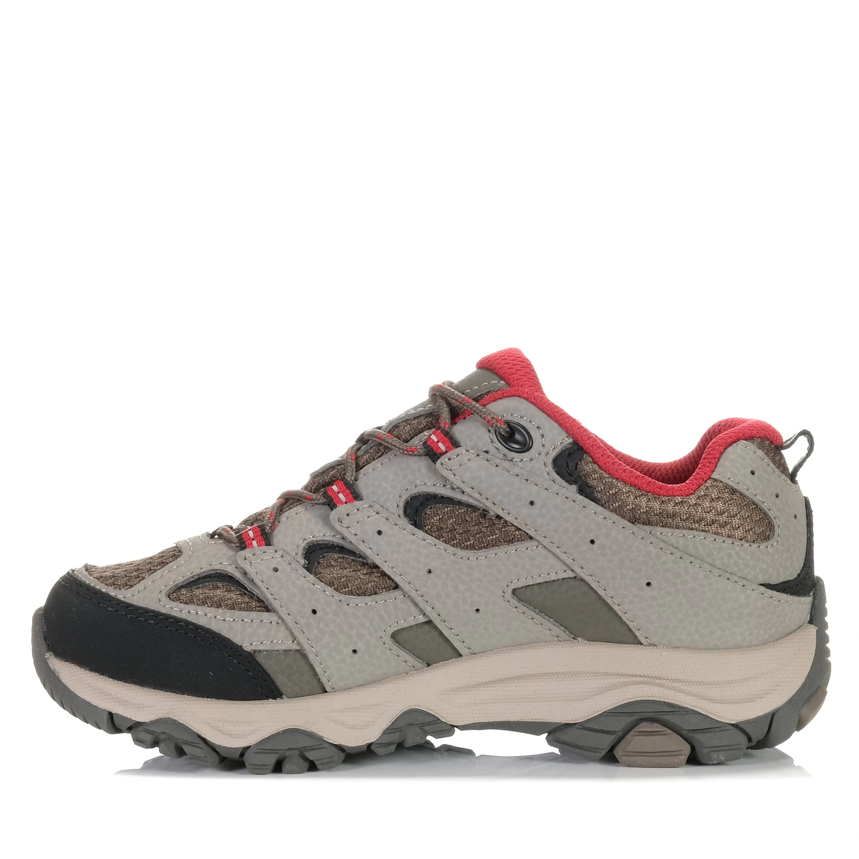 Merrell Moab 3 Low Waterproof Kids Boulder/Red