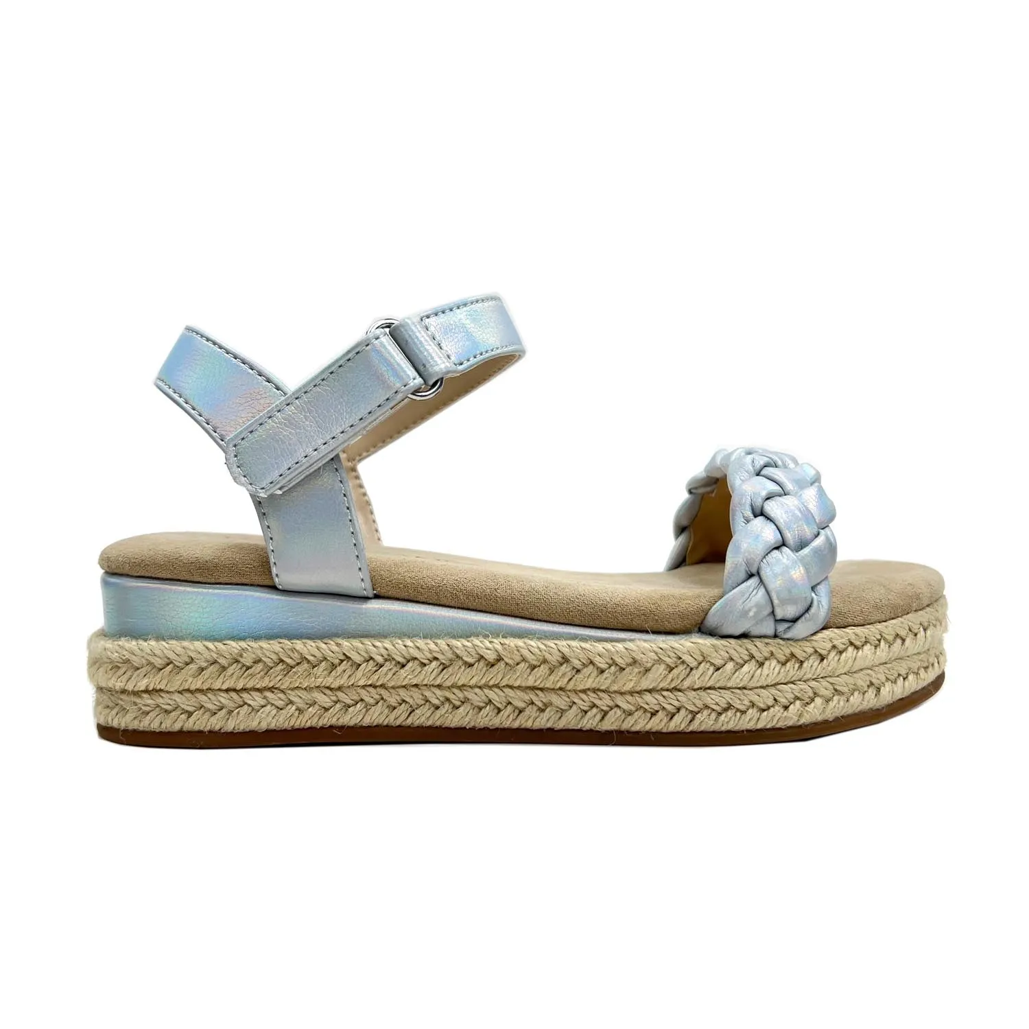 Miss April Wedge Sandal in Iridescent - Kids