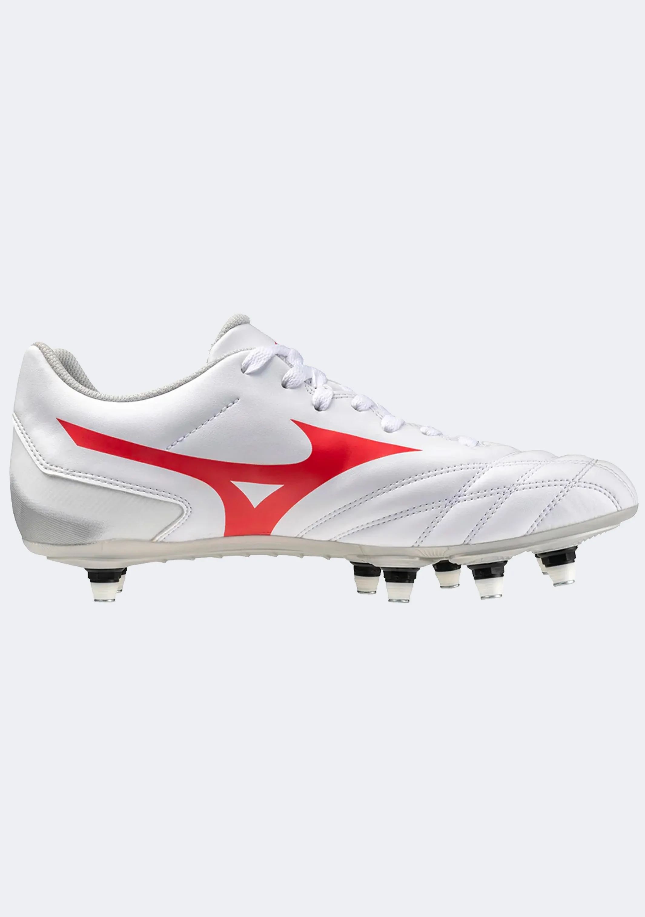 Mizuno Men's Waitangi II CL Boots White-Radiant Red