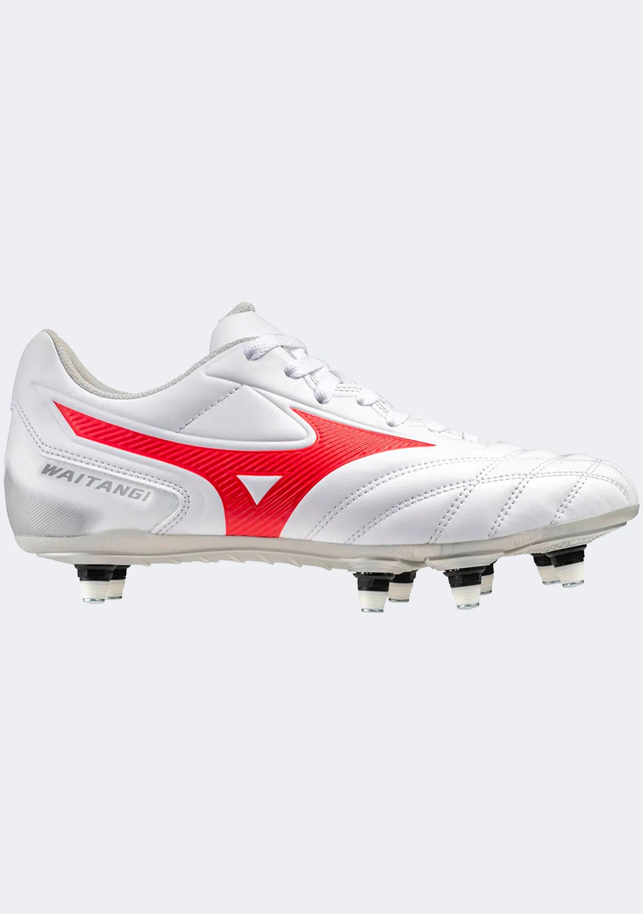 Mizuno Men's Waitangi II CL Boots White-Radiant Red