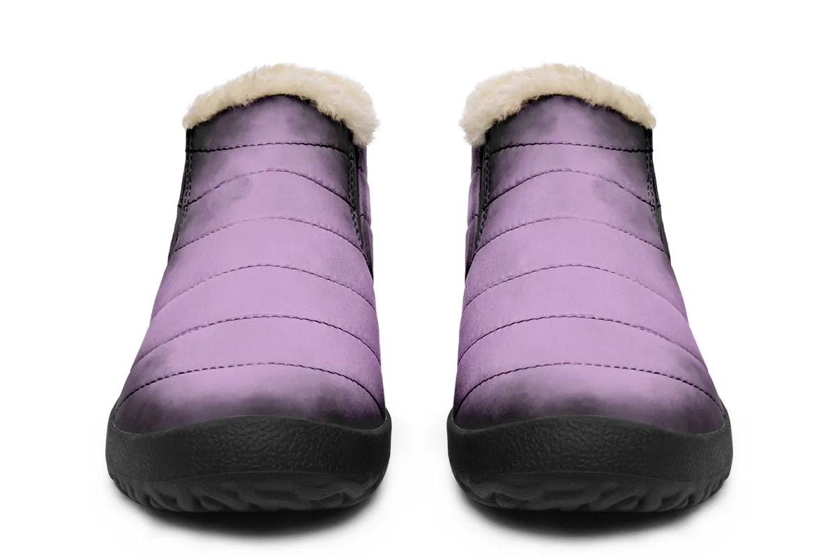 Mystic Dusk Winter Sneakers - Warm & Easy Slip-On Shoes Lined with Vegan Wool with Anti-Slip Soles