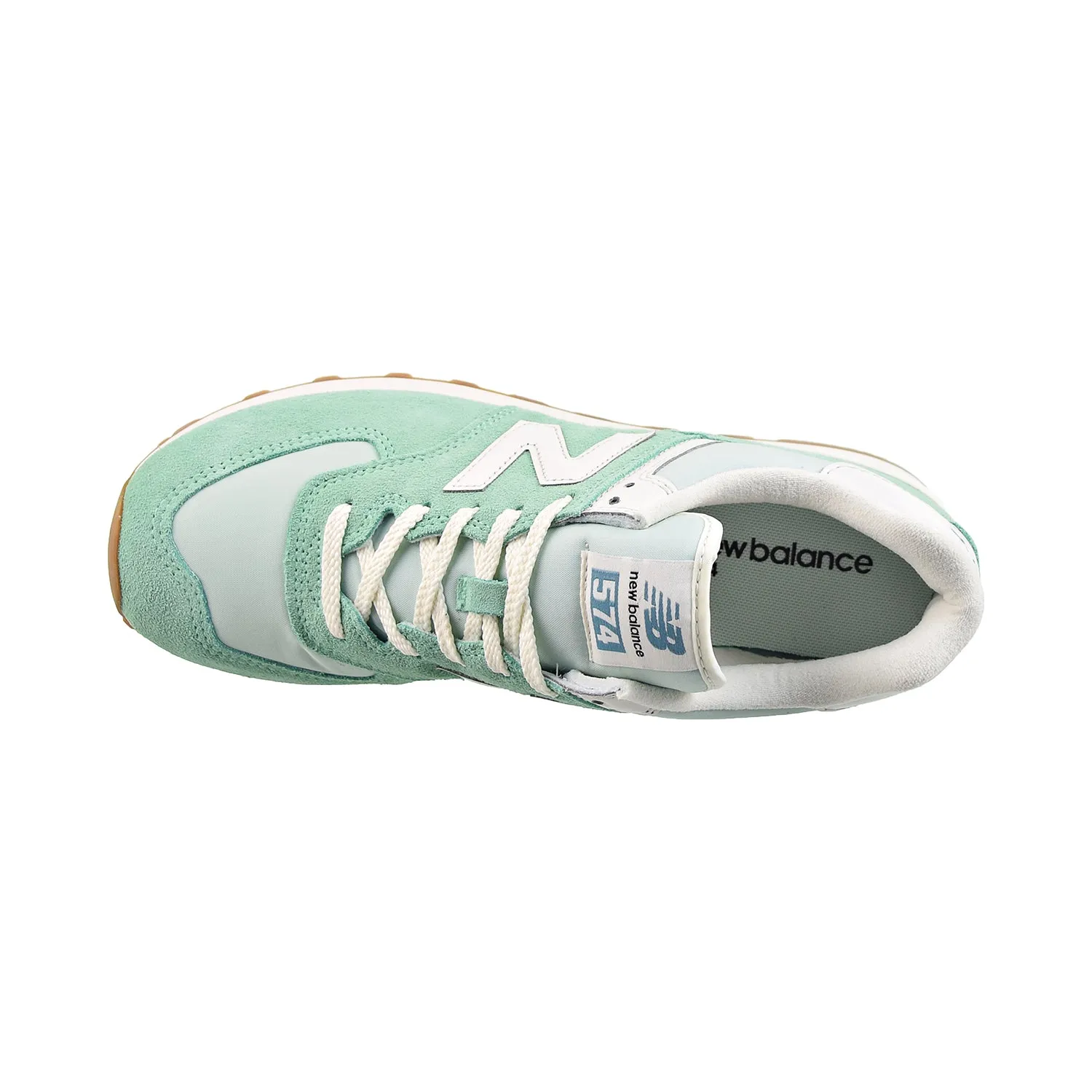 New Balance 574 Men's Shoes Green-White