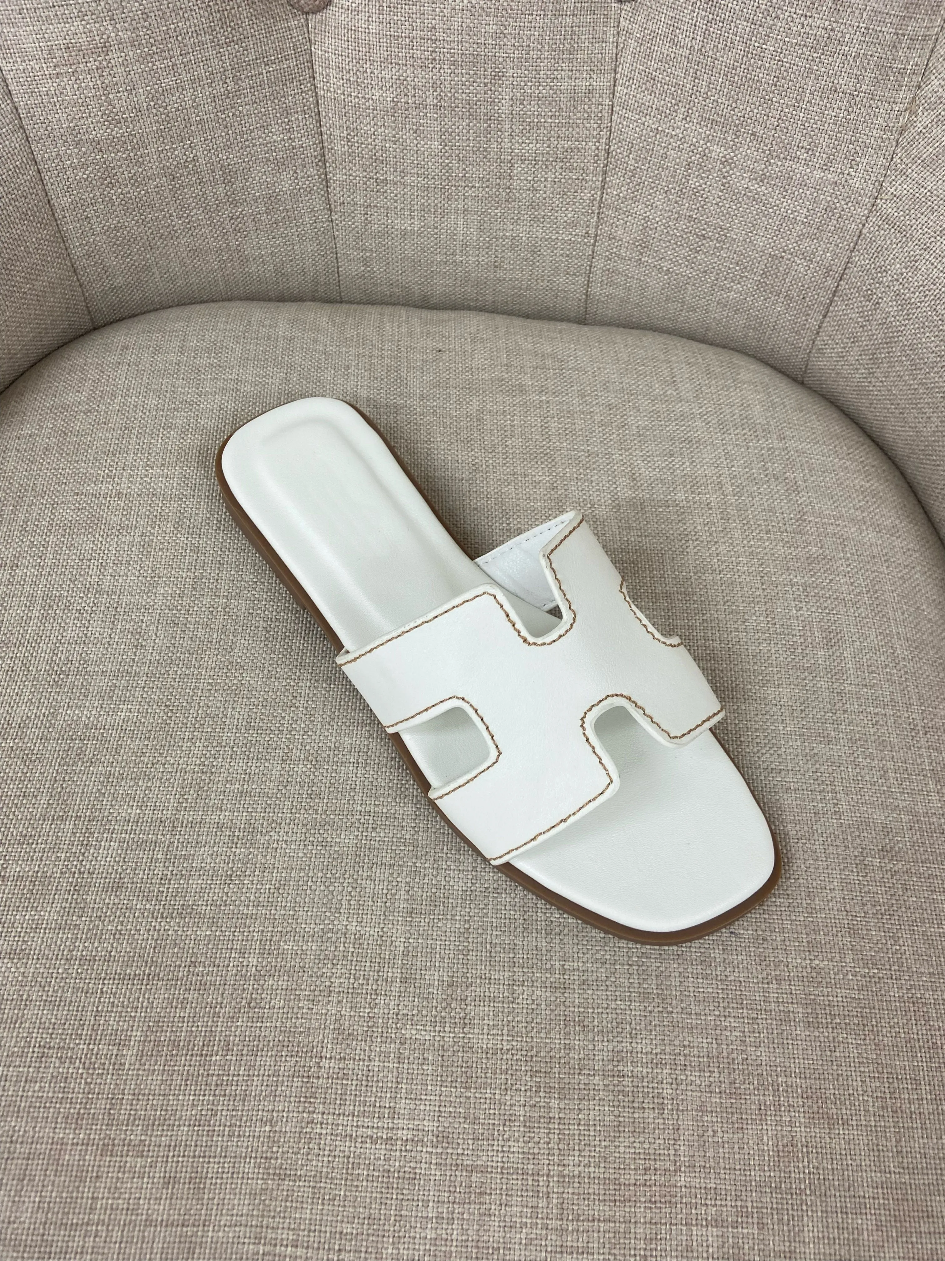 NEW!! France Sandal in White