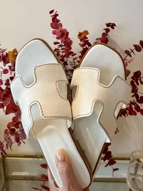 NEW!! France Sandal in White