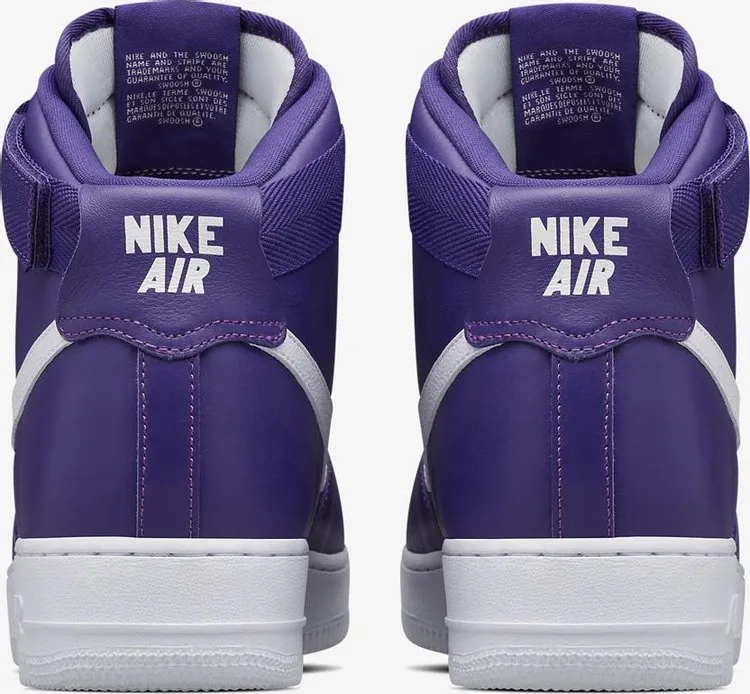 Nike Air Force 1 High SP 'Purple White' Sneakers, Purple