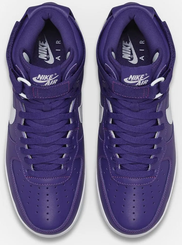 Nike Air Force 1 High SP 'Purple White' Sneakers, Purple