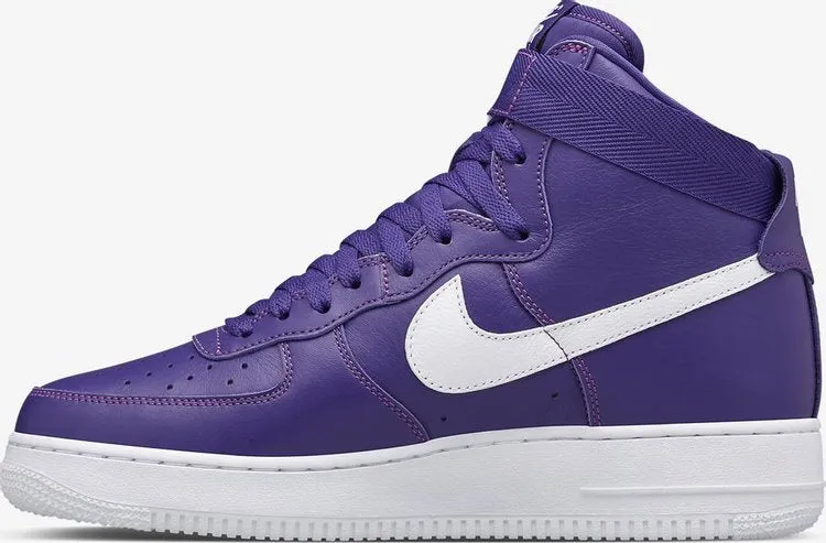 Nike Air Force 1 High SP 'Purple White' Sneakers, Purple