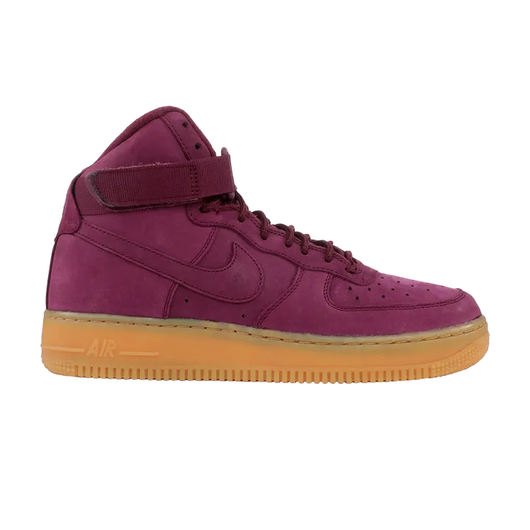 Nike Air Force 1 High WB GS 'Bordeaux', purple