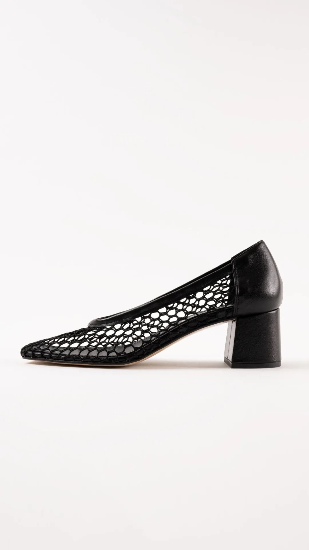 NOVA BALLES - Black Mesh Pumps