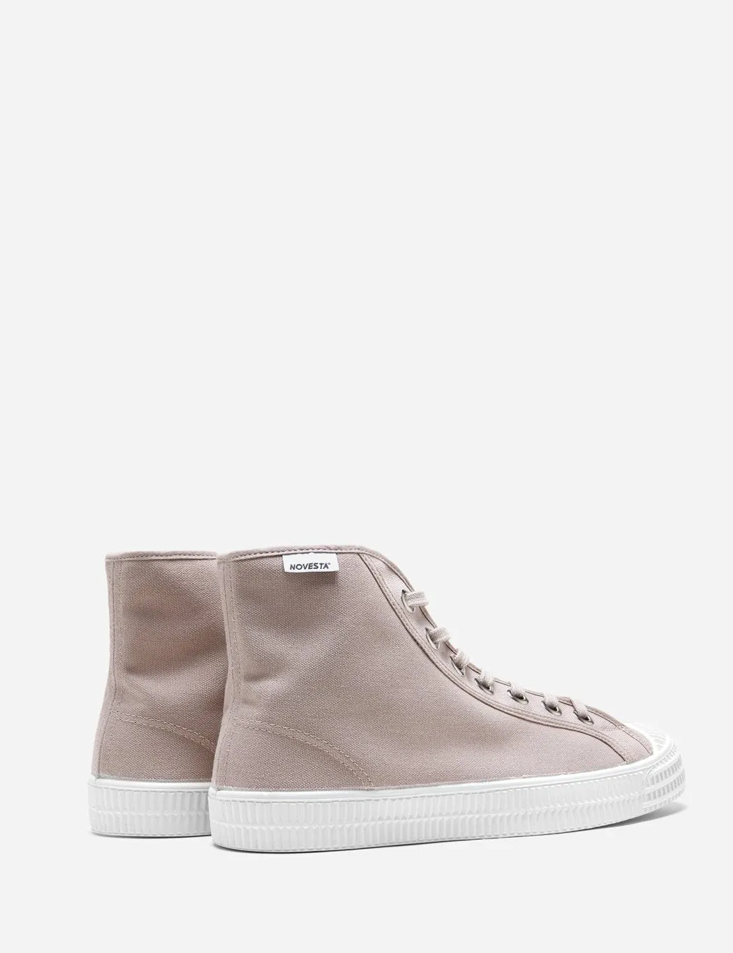 Novesta Star Dribble Hi Trainers (Canvas) - Platan