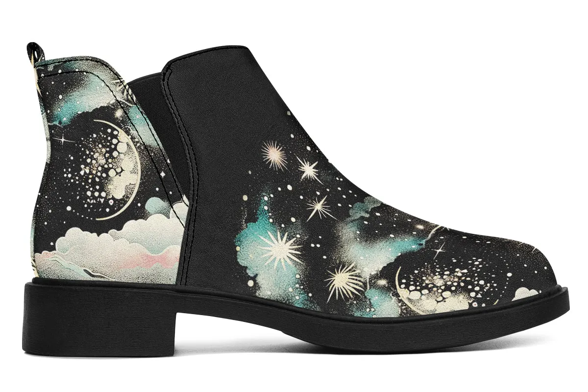 Orion’s Dream Chelsea Boots - Comfy Slip-On - Soft & Water-Resistant Micro-Suede Vegan Shoes