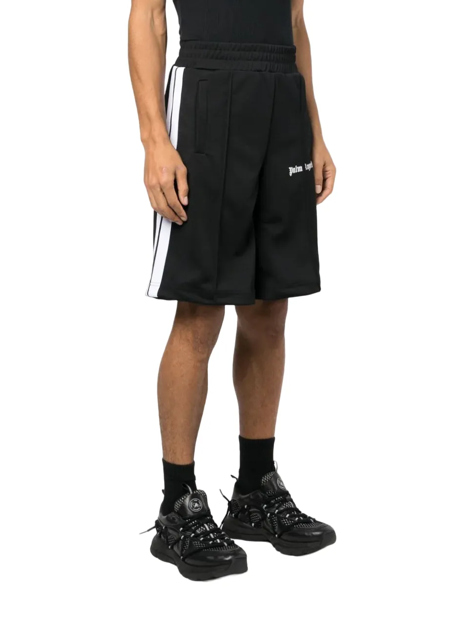 Palm Angels Classic Track Short Black White