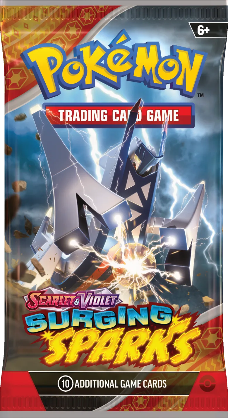 Pokemon Scarlet & Violet Surging Sparks Booster Pack | Archaludon