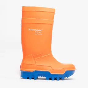 PUROFORT Mens Safety Wellington Boots Orange