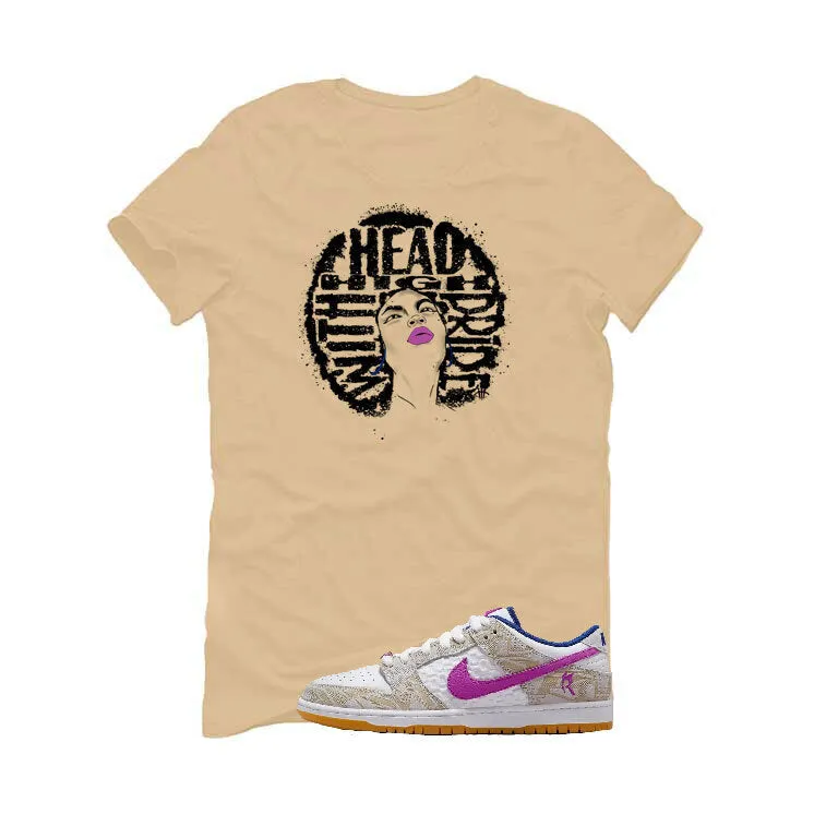 Rayssa Leal's Nike SB Dunk | illcurrency Tan T-Shirt (Head High)