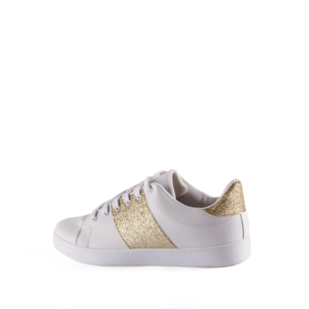 Robin Glitter Stripe Lace Up Trainer