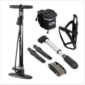 Serfas CK-6 Combo Kit w/ Floor & Mini Pump -Live4Bikes