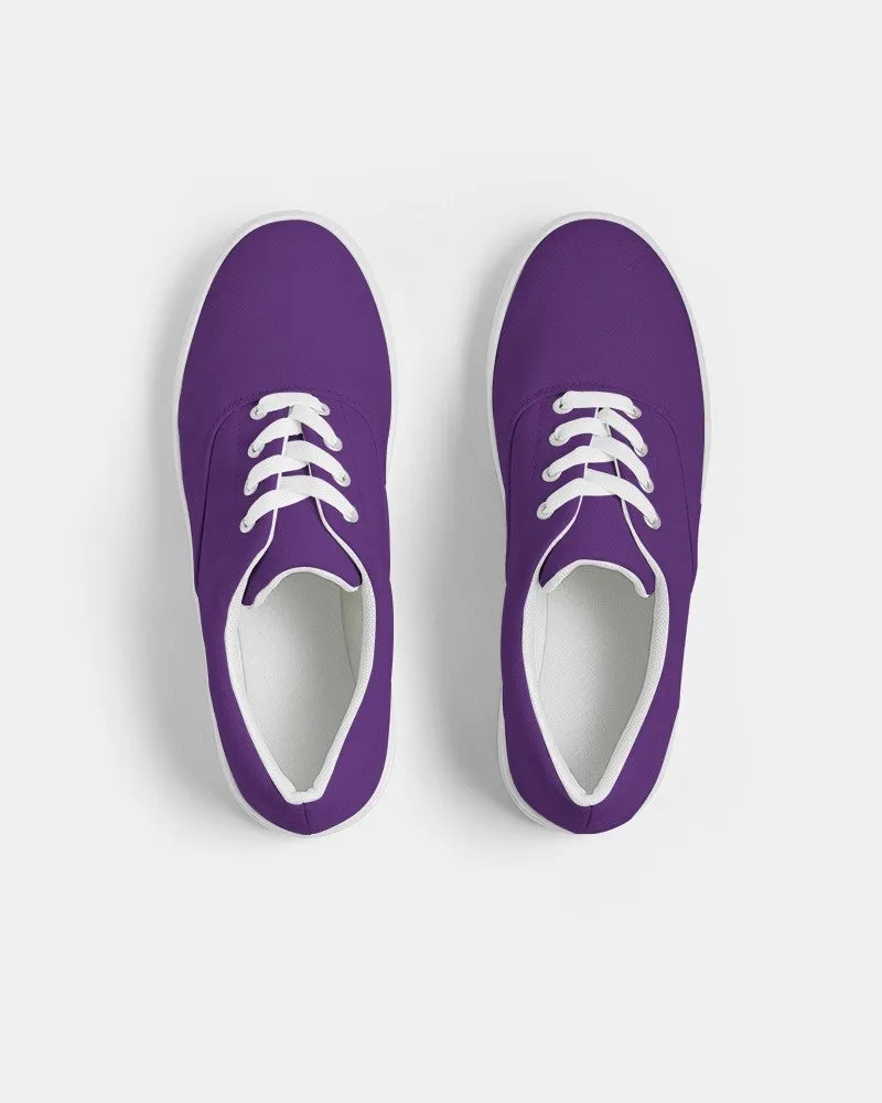 Shaded Violet Canvas Sneakers | Men's | C75M100Y0K30