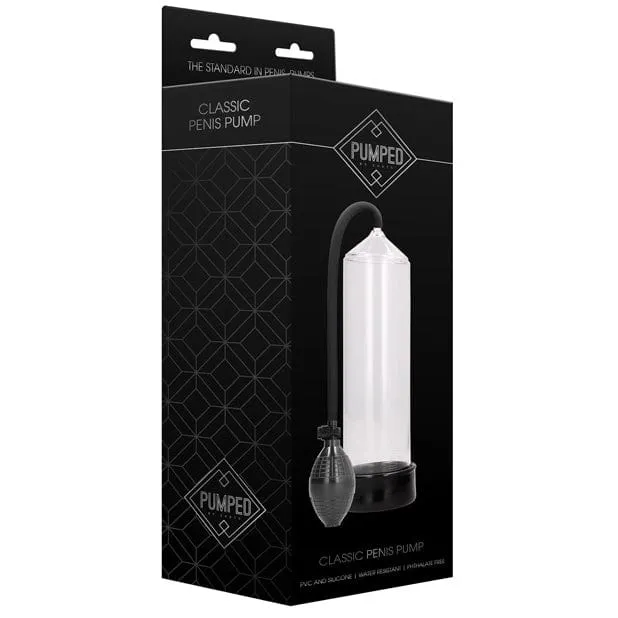 Shots - Pumped Classic Transparent Penis Pump (Clear)