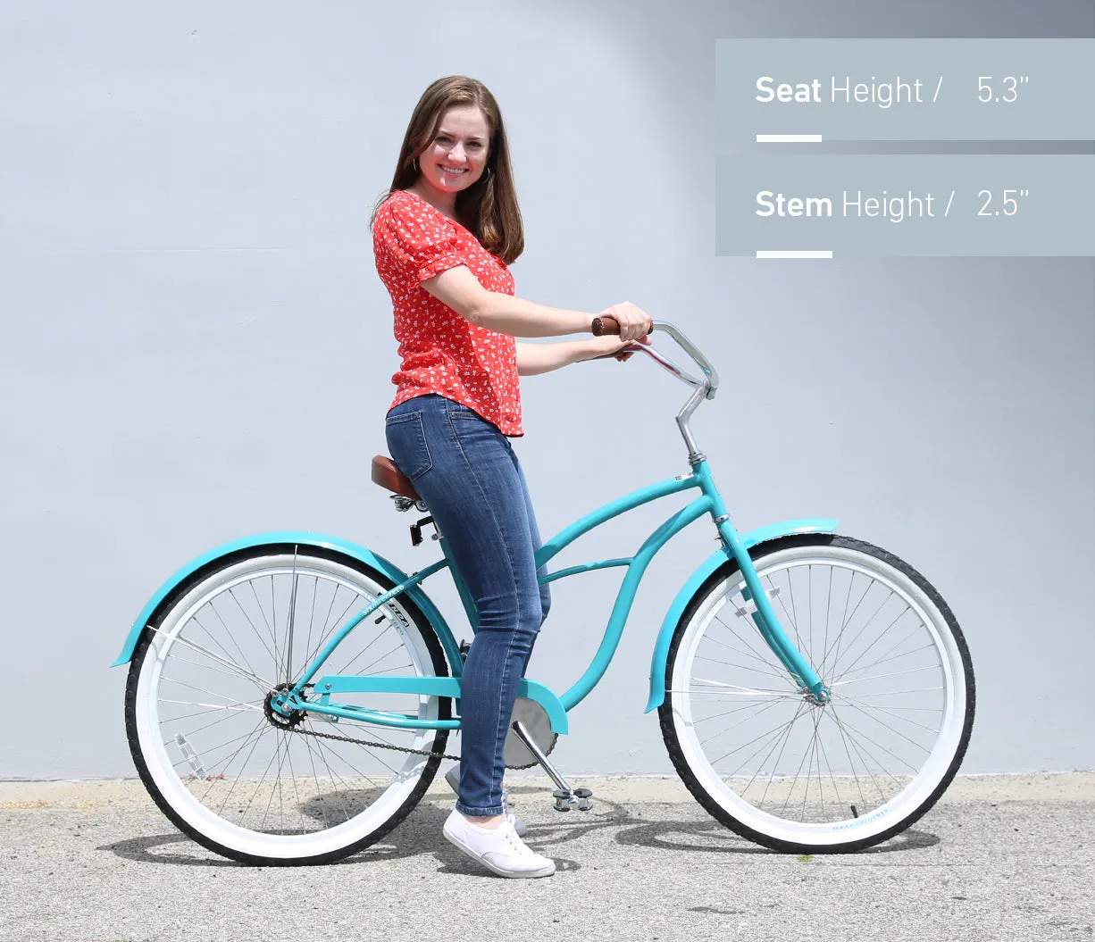 sixthreezero Classic Edition 3 Speed Women's Beach Cruiser Bike