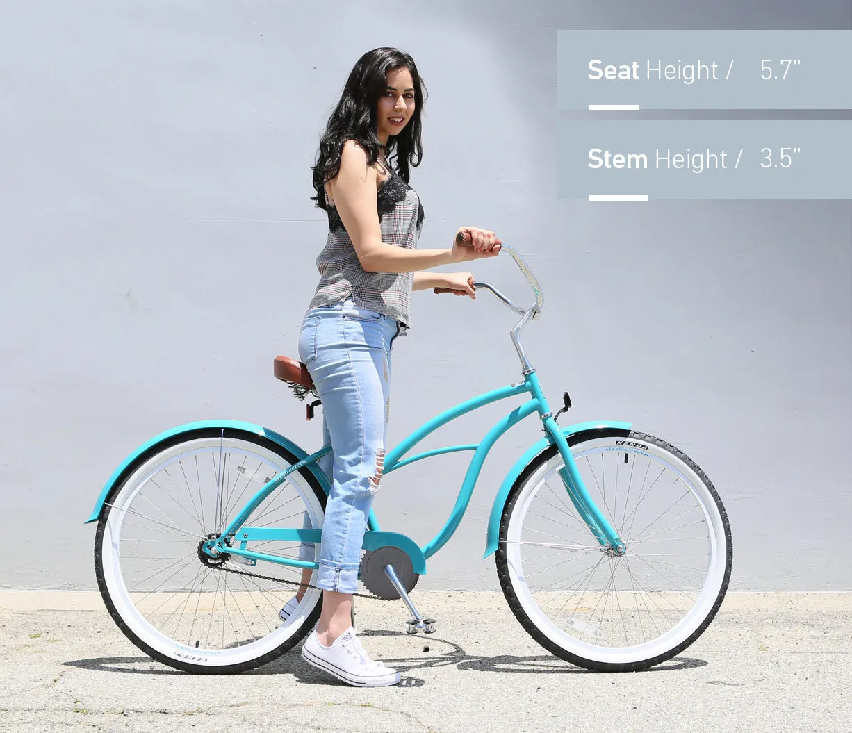 sixthreezero Classic Edition 3 Speed Women's Beach Cruiser Bike