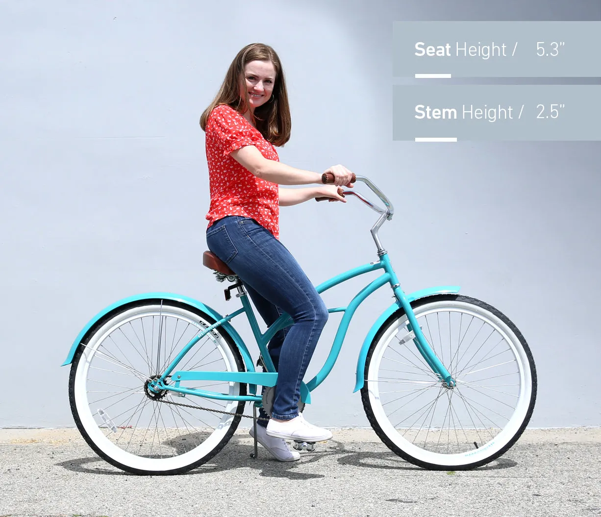 sixthreezero Classic Edition 3 Speed Women's Beach Cruiser Bike