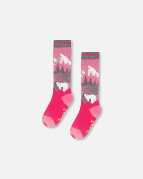 Ski Socks Pink