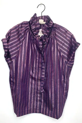 Stella Glitterati Gauze Shirt - Amethyst