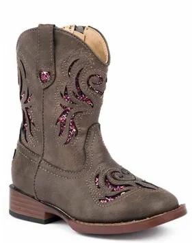 Toddler's Glitter Breeze Western Boots