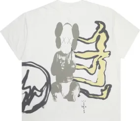 Travis Scott Cactus Jack x Kaws For Fragment Tee Aged Yellow