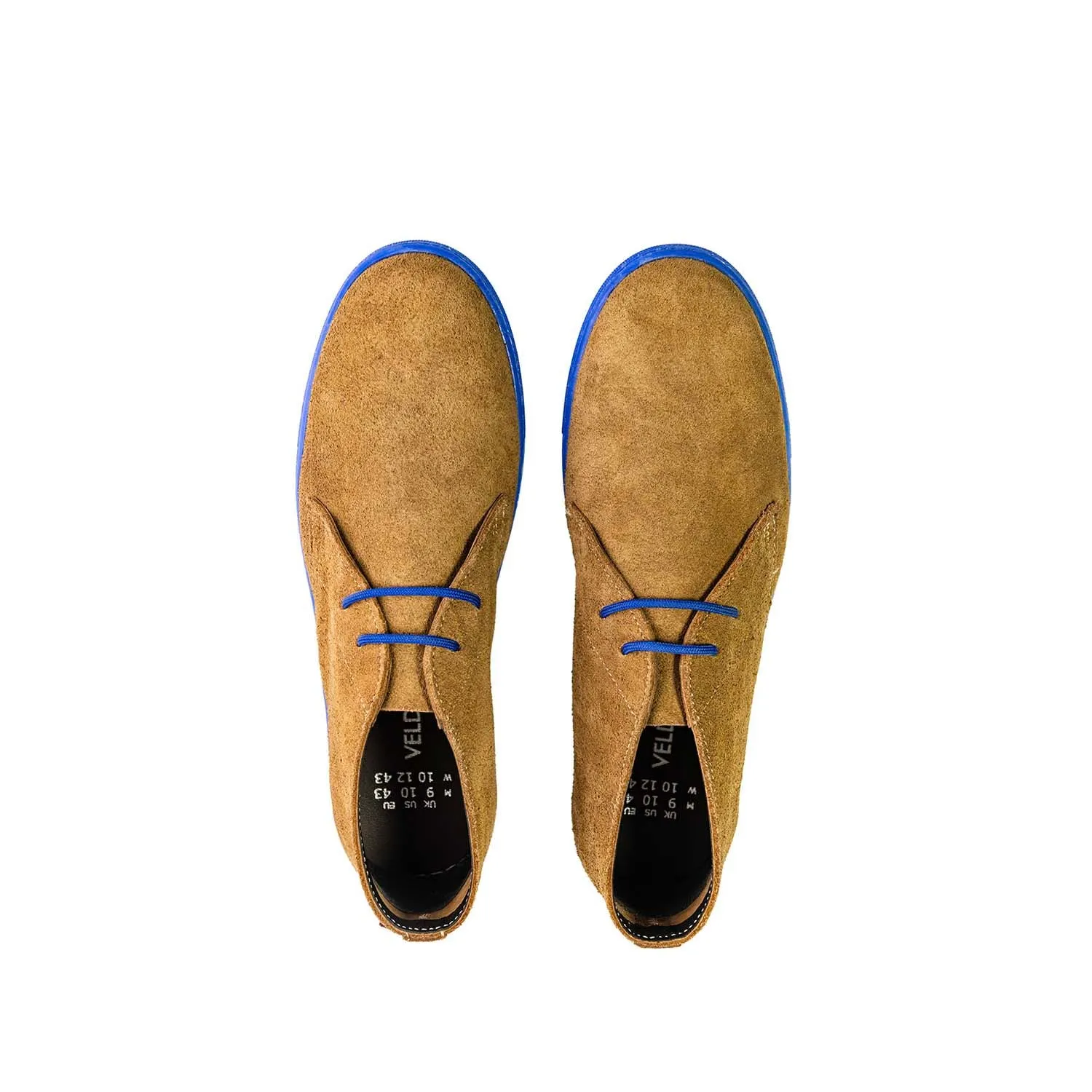 VELDSKOEN LANGARM SNEAKER (BLUE SOLE - LEATHER SHOE)