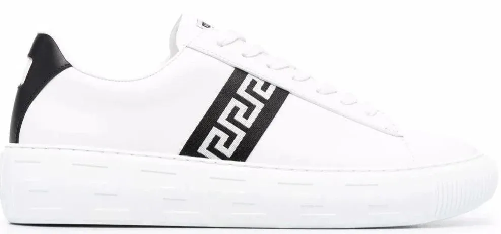 Versace Sneaker Vitello Nastro Greca