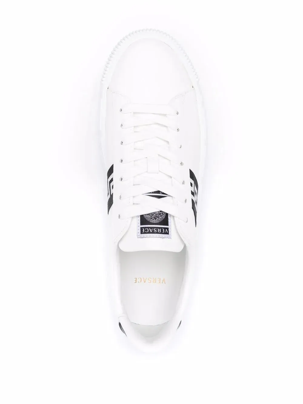 Versace Sneaker Vitello Nastro Greca