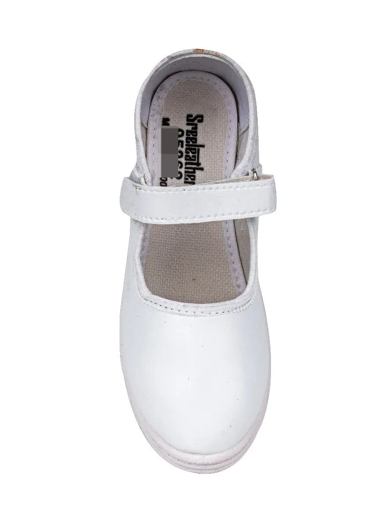 White School Shoes Girls 99741 (11 to 13 Yrs)