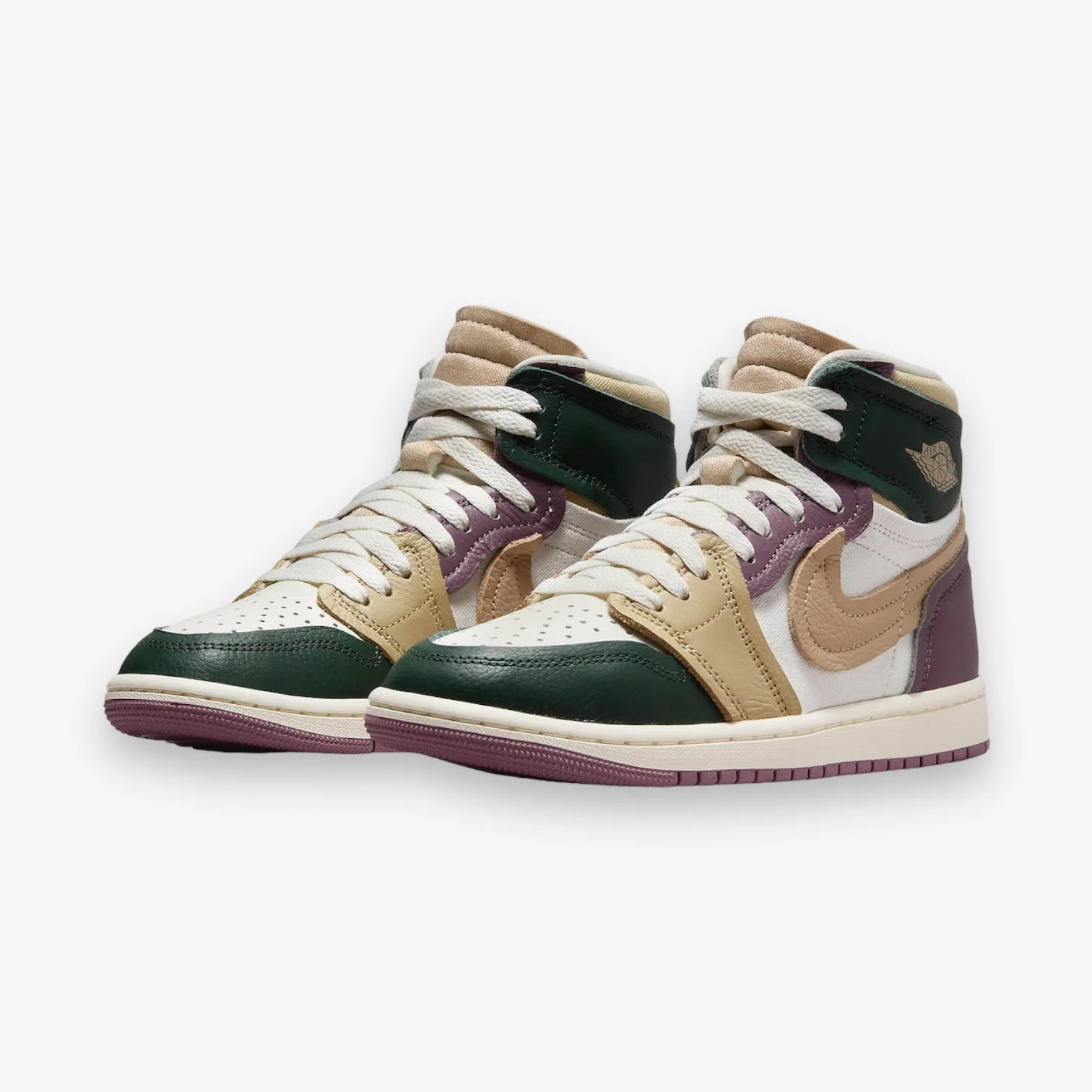 Women's Air Jordan 1 MM High Galactic Jade Desert Sail FB9891-300