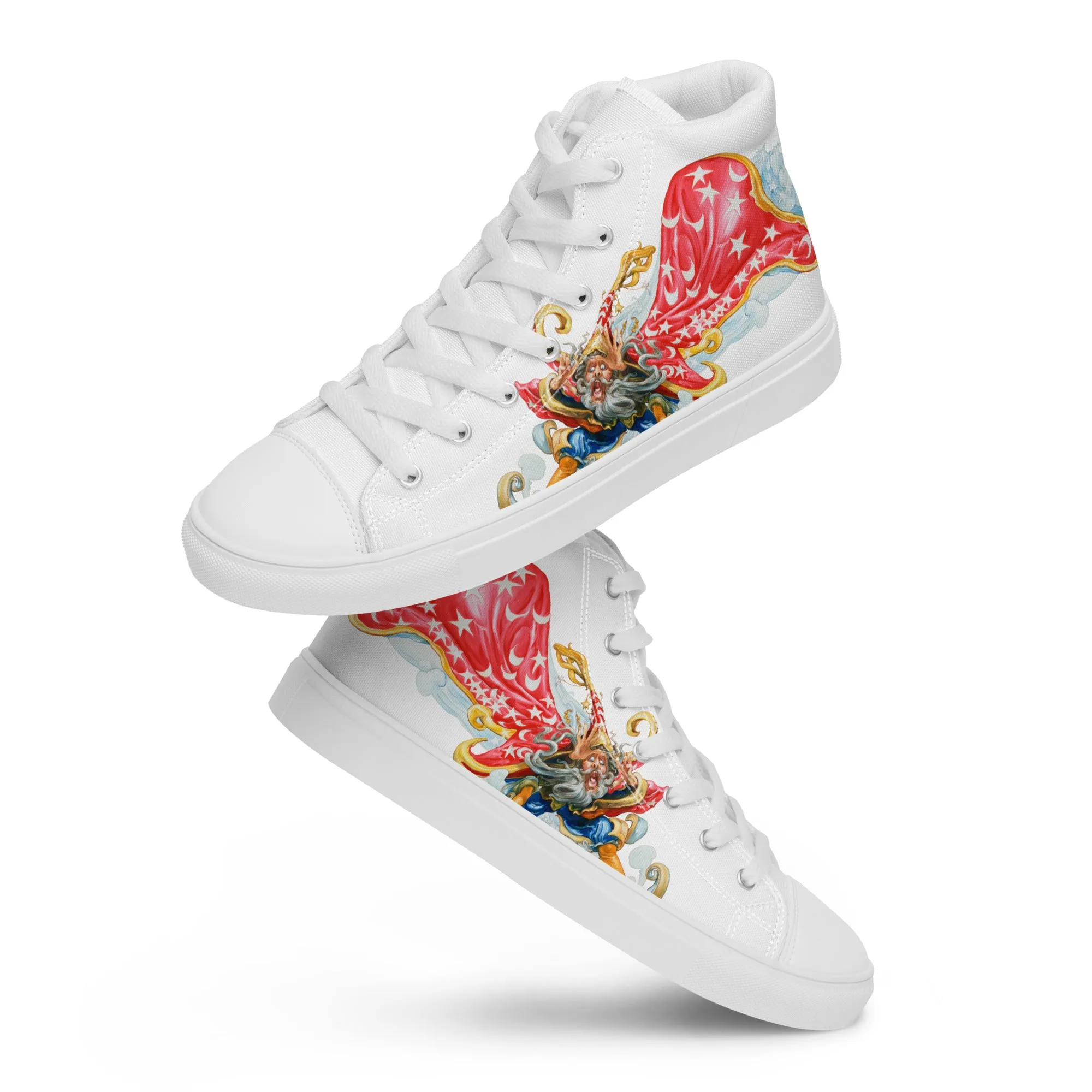 Women’s Rincewind Running High Top Canvas Shoes - Free Shipping *US SIZES SHOWN! USE CHART!